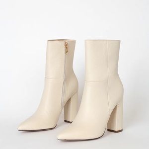 NIB - Pointed Toe Mid-Calf Boots- 8.5